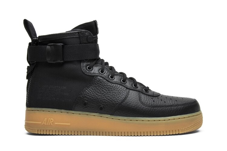Кроссовки Nike SF Air Force 1 Mid 'Black Gum', черный
Кроссовки Nike SF Air Force 1 Mid 'Black Gum', черный