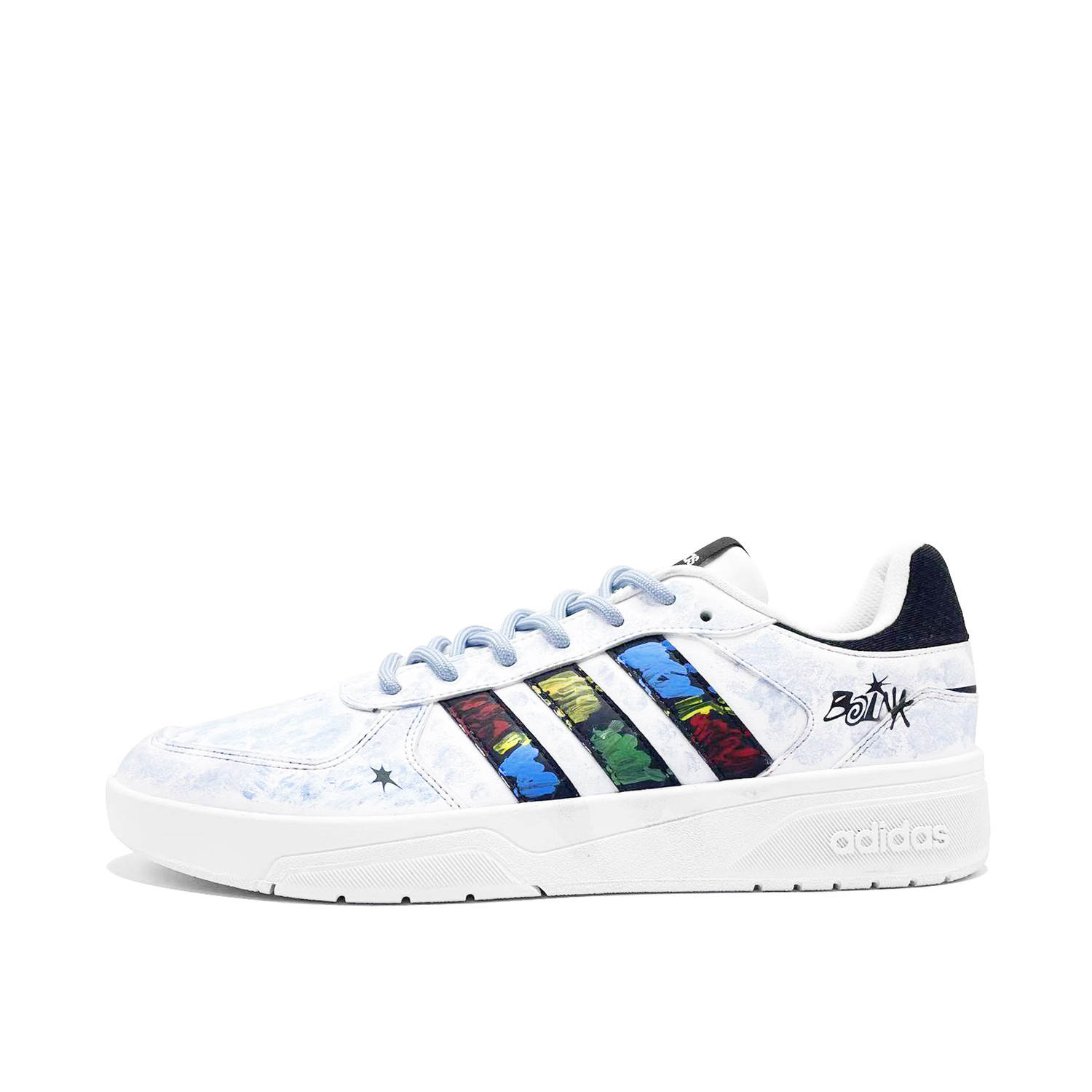Adidas Neo Courtbeat Primary Color Board Coverage Abrasion Resistant Low top Skateboard Shoes Unisex Blue White
Adidas Neo Courtbeat Primary Color Board Coverage Abrasion Resistant Low top Skateboard Shoes Unisex Blue White
