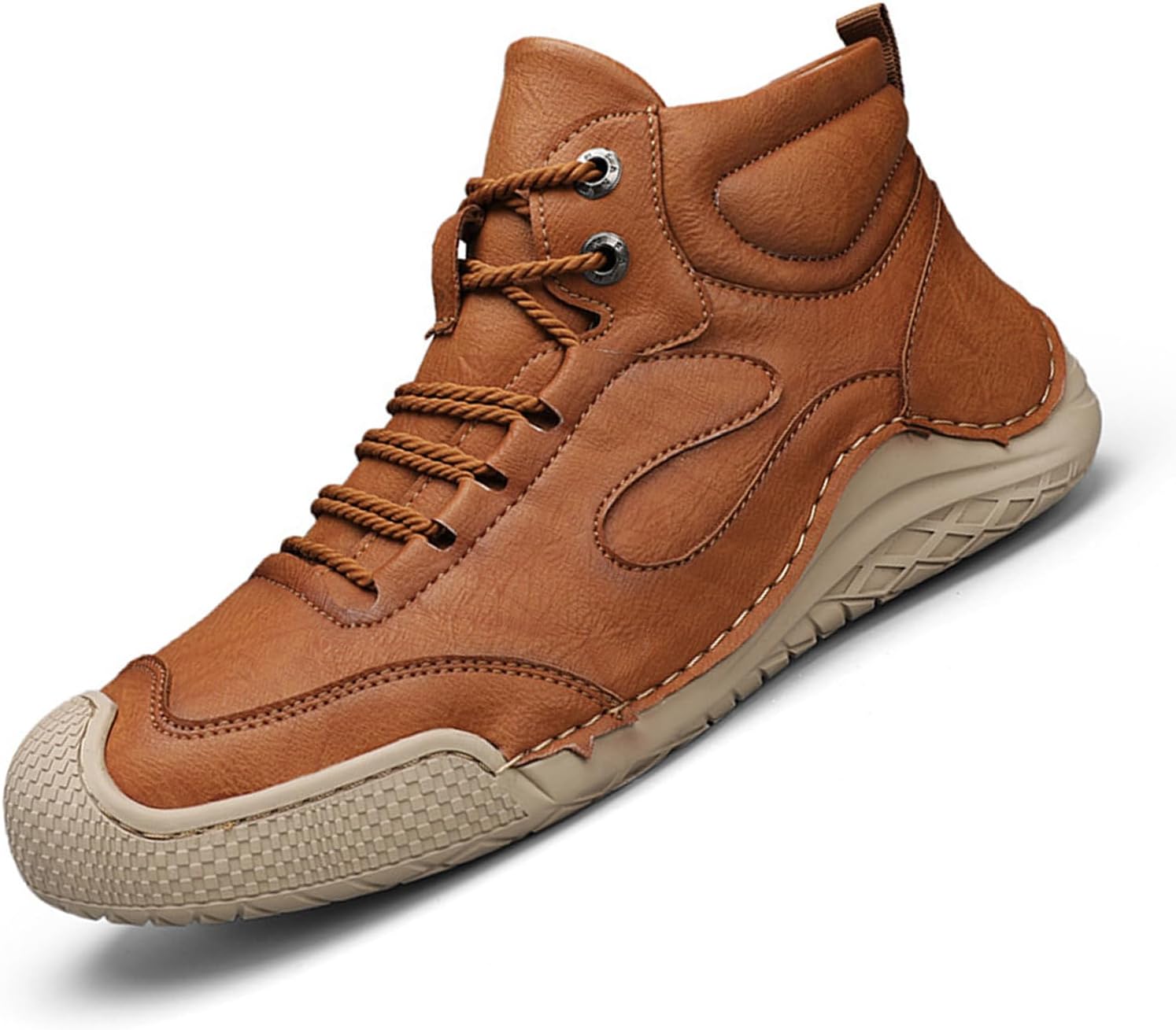 Мужские винтажные кожаные ботинки для походов на шнурках, модные ручной работы дышащие повседневные высокие кроссовки, зимние ботинки-чукка с бархатной подкладкой и утепленные до щиколотки Amazideal, светло-коричневый
Мужские винтажные кожаные ботинки для походов на шнурках, модные ручной работы дышащие повседневные высокие кроссовки, зимние ботинки-чукка с бархатной подкладкой и утепленные до щиколотки Amazideal, светло-коричневый