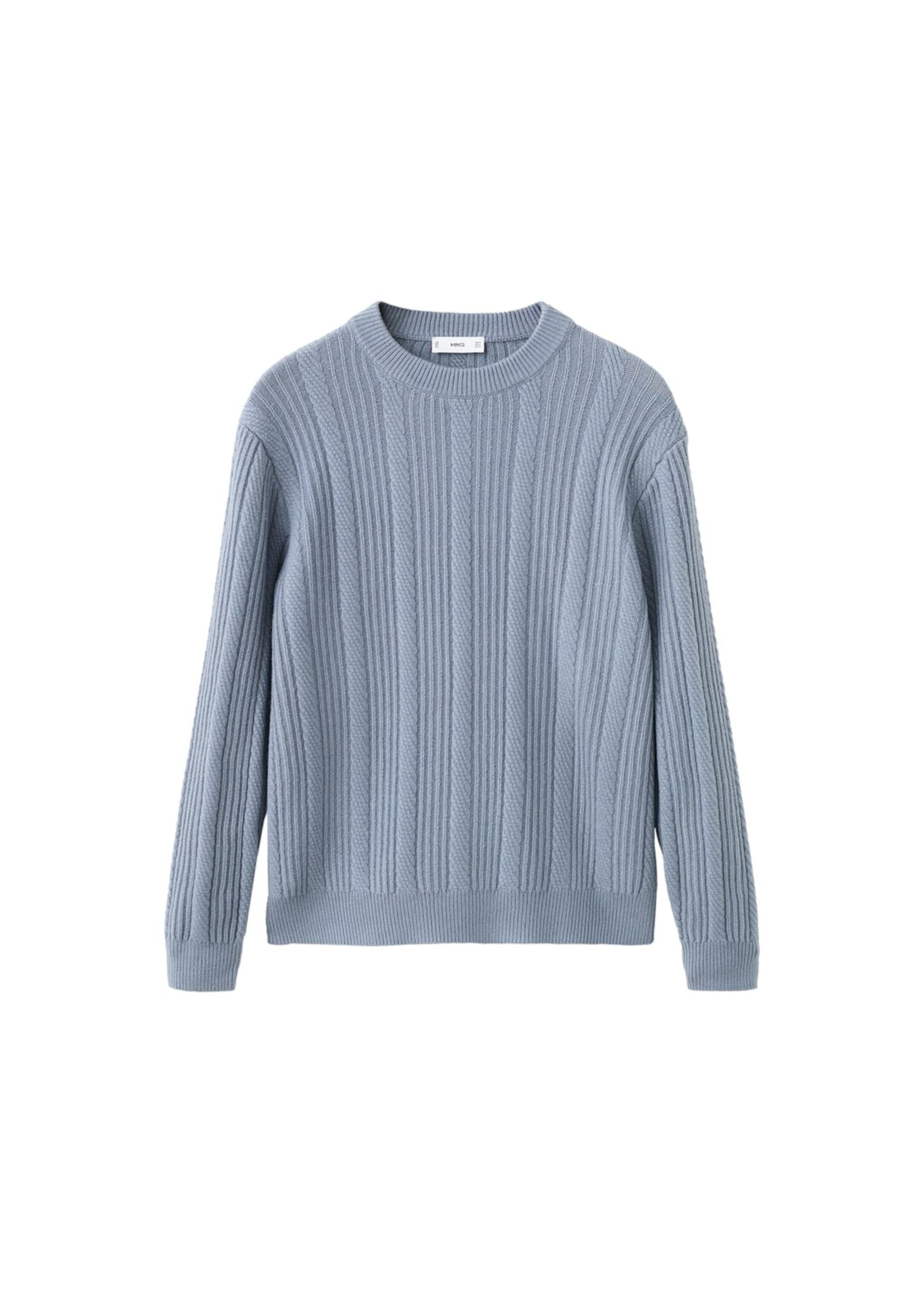 MANGO MAN Свитер 'Marina' в цвете Smoke Blue
MANGO MAN Свитер 'Marina' в цвете Smoke Blue