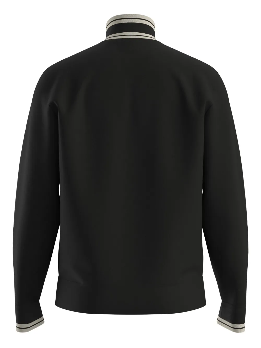 Свитер на молнии с воротником в полоску Boss, черный
Свитер на молнии с воротником в полоску Boss, черный