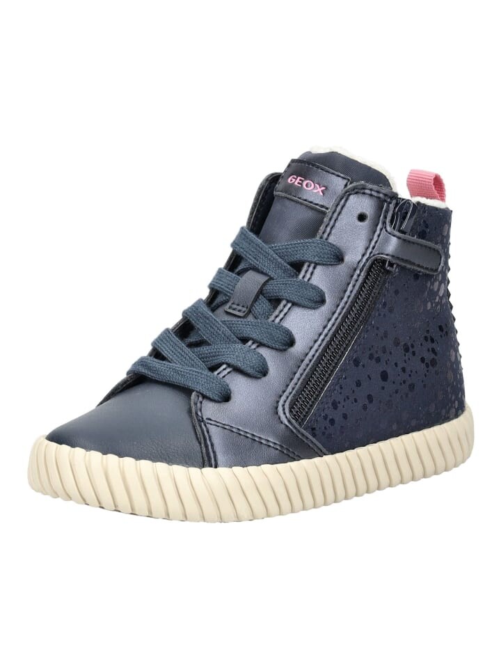 Высокие кроссовки Geox, темно-синий 
Высокие кроссовки Geox, темно-синий