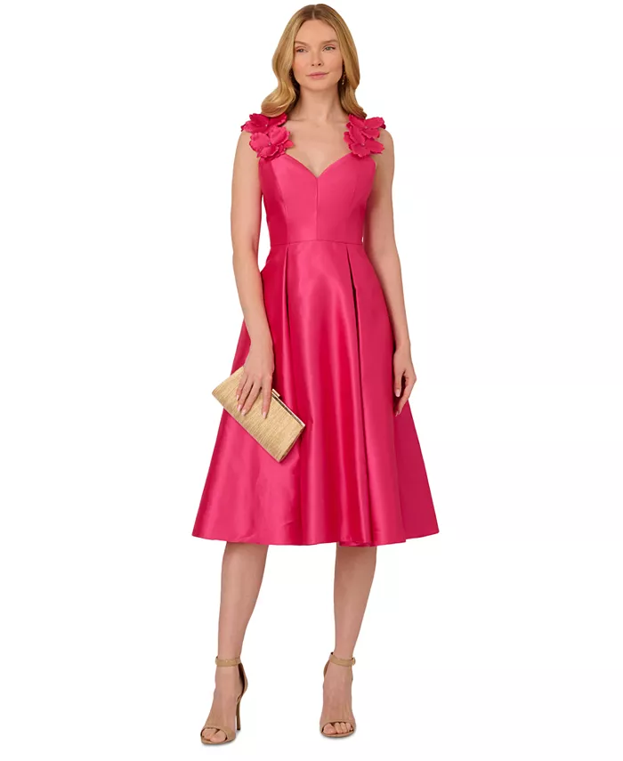 Женское миди-платье с цветочными аппликациями Adrianna Papell, розовый
Женское миди-платье с цветочными аппликациями Adrianna Papell, розовый