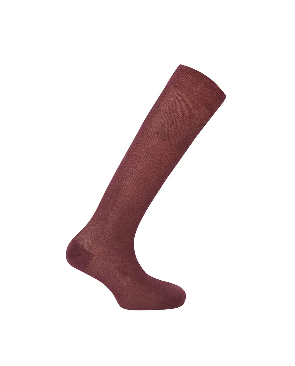 Мужские высокие носки из 100% ребристой шотландской пряжи Сделано в Испании Punto Blanco, цвет Granate
Мужские высокие носки из 100% ребристой шотландской пряжи Сделано в Испании Punto Blanco, цвет Granate