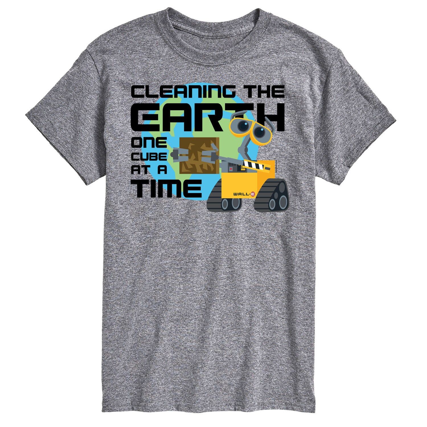 Футболка 's Wall-E Big & Tall с рисунком Cleaning Earth Disney, серый
Футболка 's Wall-E Big & Tall с рисунком Cleaning Earth Disney, серый