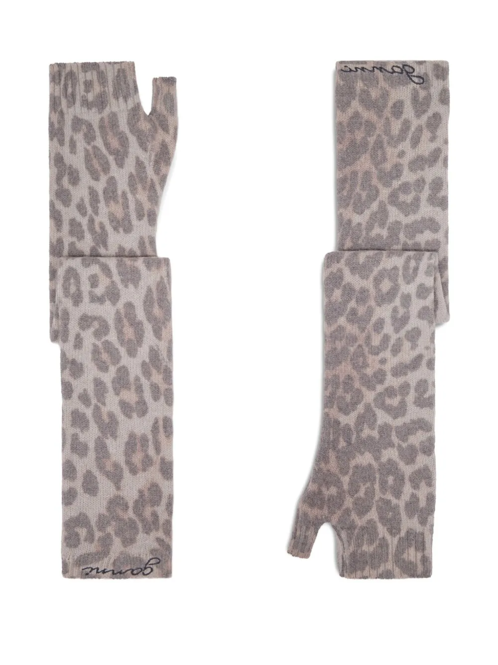 Перчатки-митенки с принтом Ganni, коричневый
Перчатки-митенки с принтом Ganni, коричневый