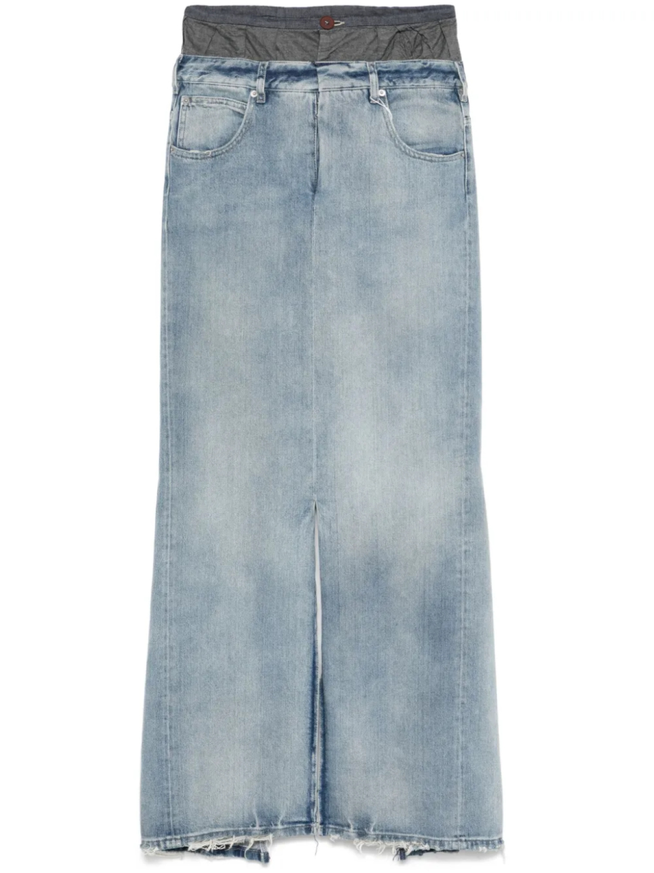 Maison Margiela джинсовая юбка макси, синий
Maison Margiela джинсовая юбка макси, синий