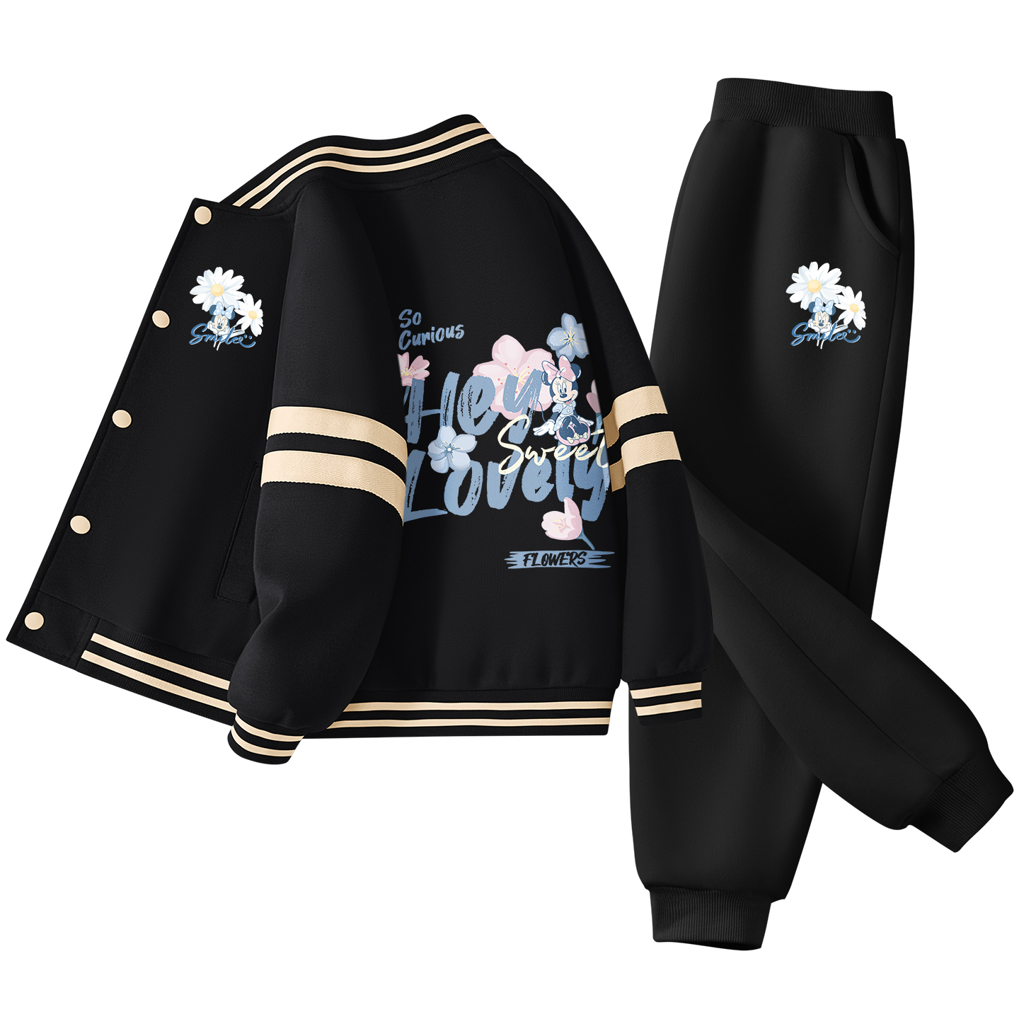 Детская повседневная спортивная одежда Disney, черный
Детская повседневная спортивная одежда Disney, черный