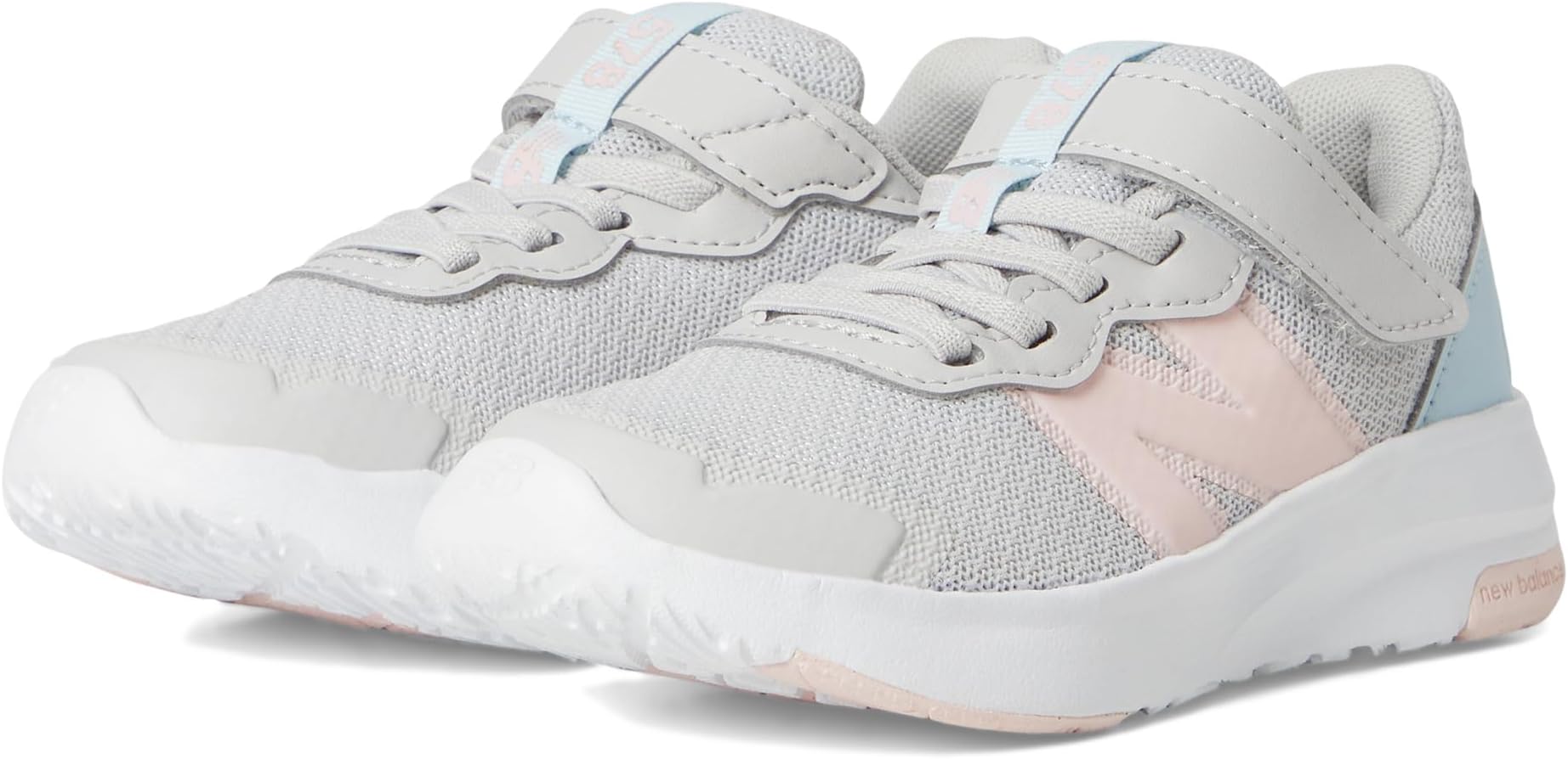 Кроссовки New Balance Kids 578v1 Bungee Lace with Top Strap, цвет Grey Matter/Shell Pink/Bright Sky
Кроссовки New Balance Kids 578v1 Bungee Lace with Top Strap, цвет Grey Matter/Shell Pink/Bright Sky