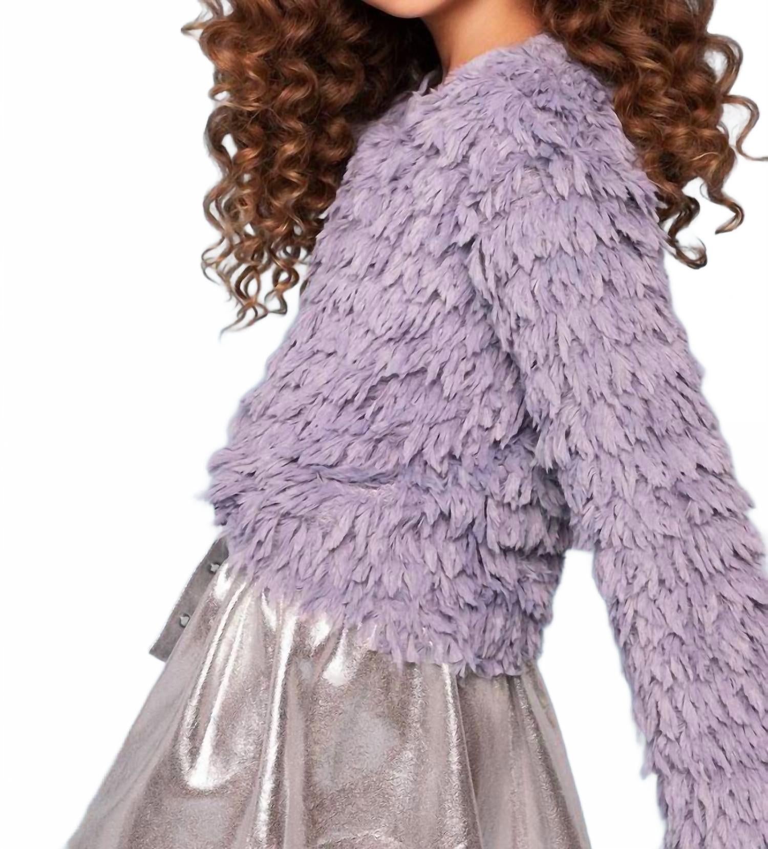 Мягкий топ с длинными рукавами и бахромой для девочек, фиолетовый Mia, фиолетовый
Мягкий топ с длинными рукавами и бахромой для девочек, фиолетовый Mia, фиолетовый