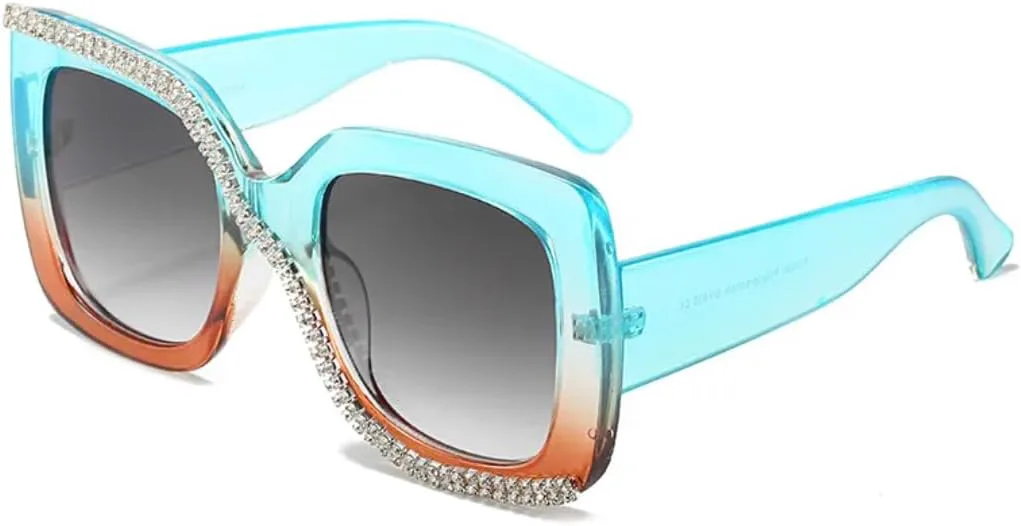 Солнцезащитные очки с бриллиантами для женщин и мужчин, ретро-оправа большого размера, модные, роскошные, с защитой от УФ-излучения UV400 UATXTAU, Green Tea Grey
Солнцезащитные очки с бриллиантами для женщин и мужчин, ретро-оправа большого размера, модные, роскошные, с защитой от УФ-излучения UV400 UATXTAU, Green Tea Grey