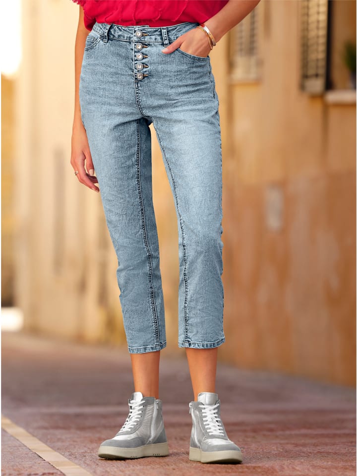 Heine Джинсы выбеленного синего цвета
Heine Джинсы выбеленного синего цвета