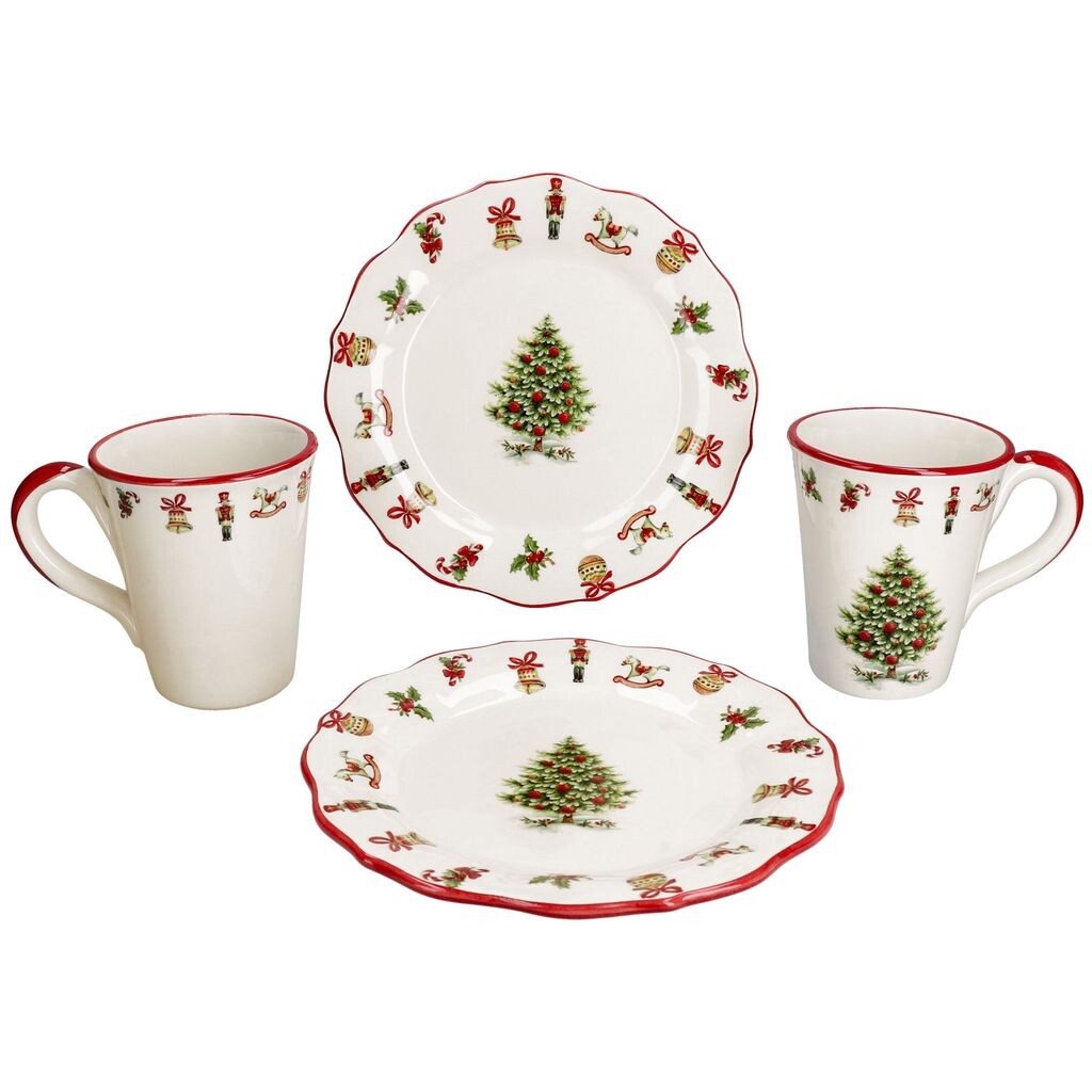 Керамический набор для завтрака Maestro Natale, 4 предмета, на 2 персоны, тарелка, кофейная кружка, Рождество MamboCat
Керамический набор для завтрака Maestro Natale, 4 предмета, на 2 персоны, тарелка, кофейная кружка, Рождество MamboCat