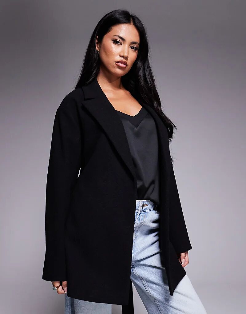 Формальное элегантное пальто-халат Forever New черного цвета
Формальное элегантное пальто-халат Forever New черного цвета