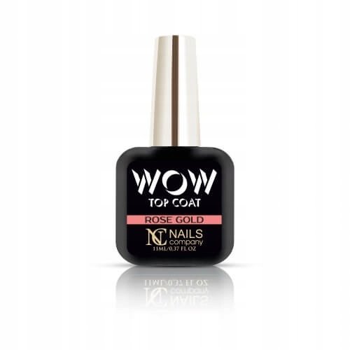 Топ NC Nails WOW Top Coat Rose Gold 6 мл 
Топ NC Nails WOW Top Coat Rose Gold 6 мл