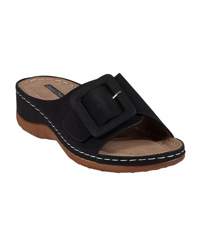 Женские сандалии на плоской подошве с пряжкой Hamden Comfort GC Shoes, черный
Женские сандалии на плоской подошве с пряжкой Hamden Comfort GC Shoes, черный