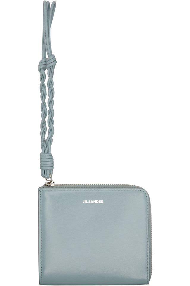 Jil Sander Синий кошелек-портмоне
Jil Sander Синий кошелек-портмоне