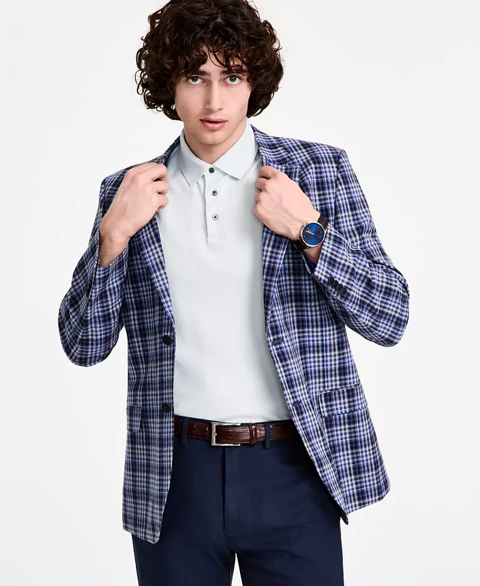 Мужской хлопковый и льняной печатный спортивный пиджак Modern-Fit Nautica, синий
Мужской хлопковый и льняной печатный спортивный пиджак Modern-Fit Nautica, синий