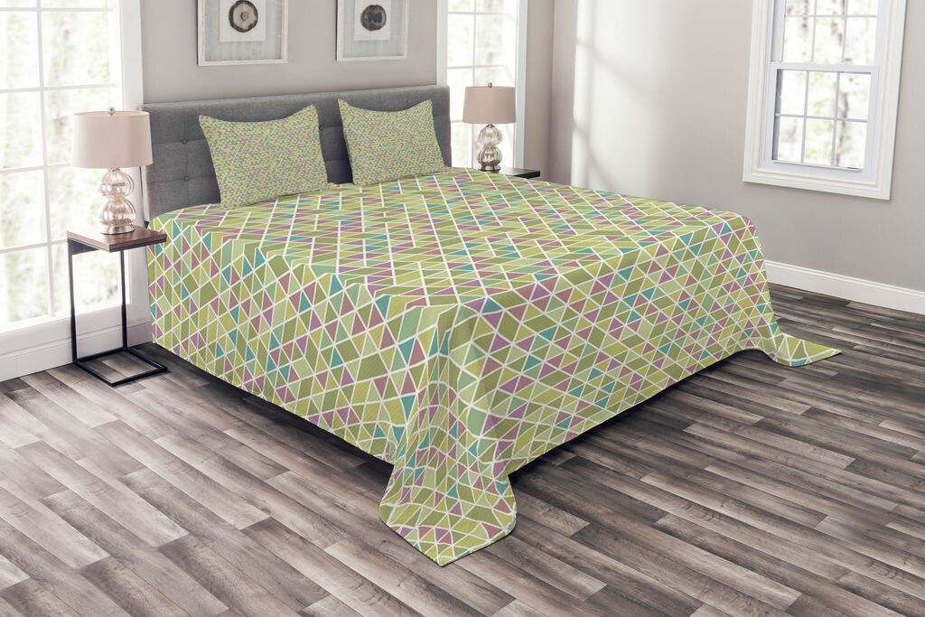 Комплект покрывала ABAKUHAUS Geometric, Art Colorful Triangles, комплект с моющимися наволочками, для односпальных кроватей 264 x 220 см, разноцветный
Комплект покрывала ABAKUHAUS Geometric, Art Colorful Triangles, комплект с моющимися наволочками, для односпальных кроватей 264 x 220 см, разноцветный