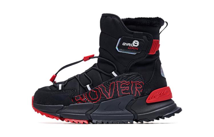 QIAODAN Нескользящие теплые детские ботинки Crew, черные, красные, подростковые
QIAODAN Нескользящие теплые детские ботинки Crew, черные, красные, подростковые