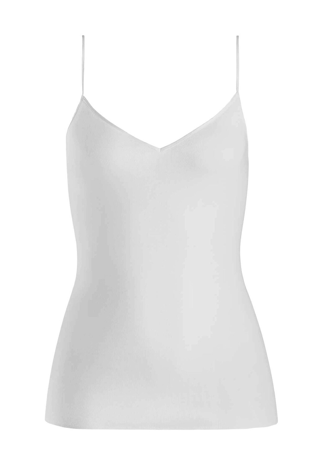 Хлопковый бесшовный топ, на тонких бретельках, с V-образным вырезом, для женщин HANRO, белый
Хлопковый бесшовный топ, на тонких бретельках, с V-образным вырезом, для женщин HANRO, белый