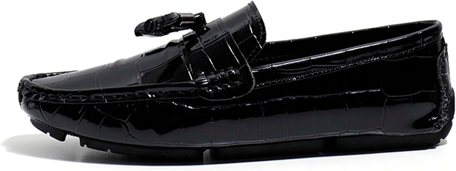 Лоферы для мужчин, модные из лакированной кожи с блестящей поверхностью Generic, черный
Лоферы для мужчин, модные из лакированной кожи с блестящей поверхностью Generic, черный