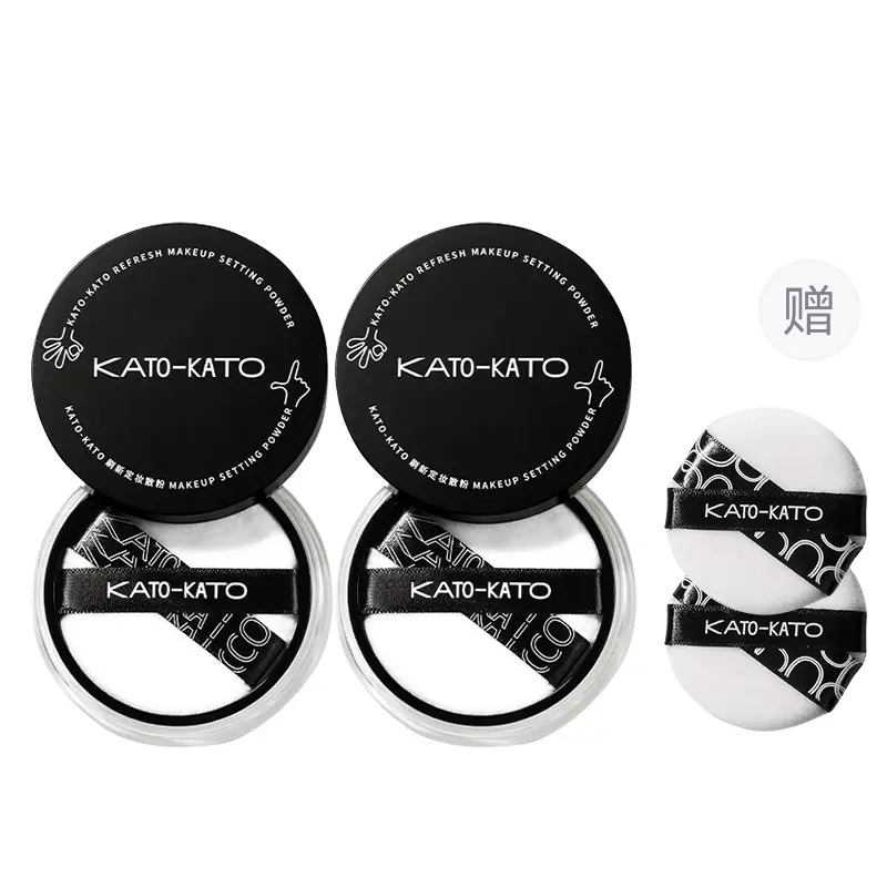 KATO Long Lasting Concealing Set Loose Powder Oil Control Evening Skin Tone Setting 2 Piece Set KATO-KATO
KATO Long Lasting Concealing Set Loose Powder Oil Control Evening Skin Tone Setting 2 Piece Set KATO-KATO