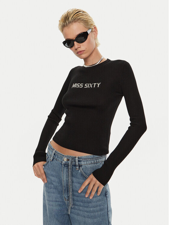 Блуза стандартного кроя Miss Sixty, черный
Блуза стандартного кроя Miss Sixty, черный