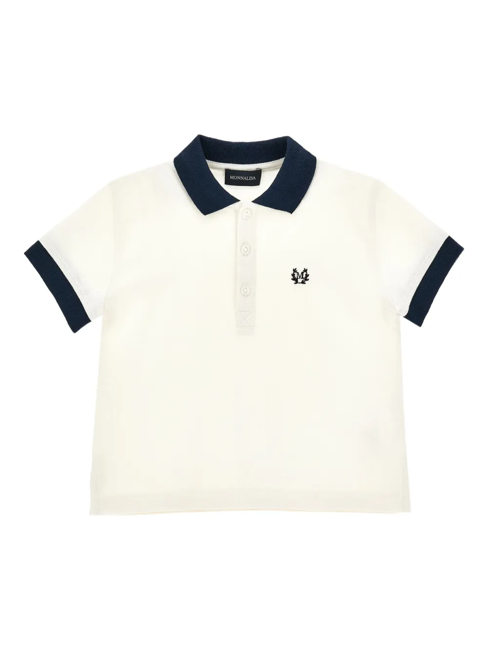 Рубашка поло с вышивкой Monnalisa, бежевый
Рубашка поло с вышивкой Monnalisa, бежевый