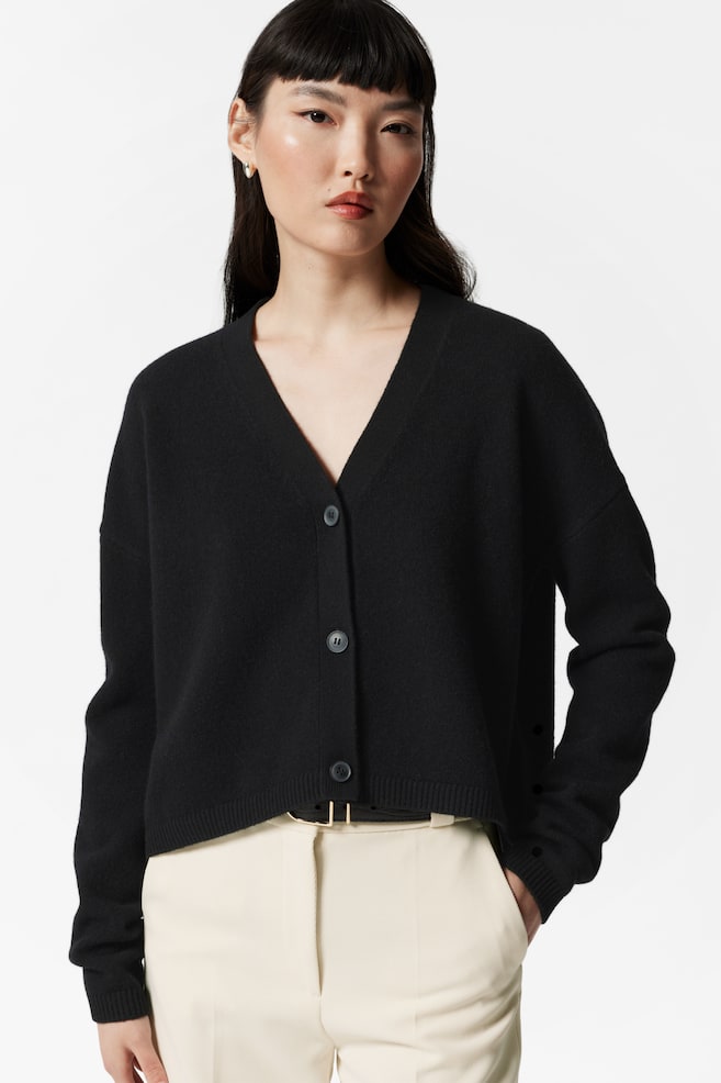 Свободный шерстяной кардиган & Other Stories, черный
Свободный шерстяной кардиган & Other Stories, черный