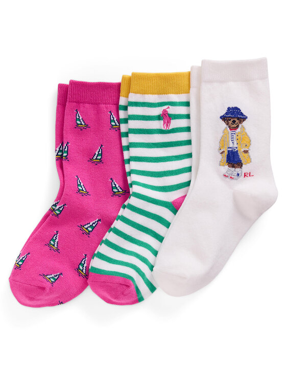 Комплект из 3-х высоких детских носков 4,47969E+11 Polo Ralph Lauren, мультиколор
Комплект из 3-х высоких детских носков 4,47969E+11 Polo Ralph Lauren, мультиколор