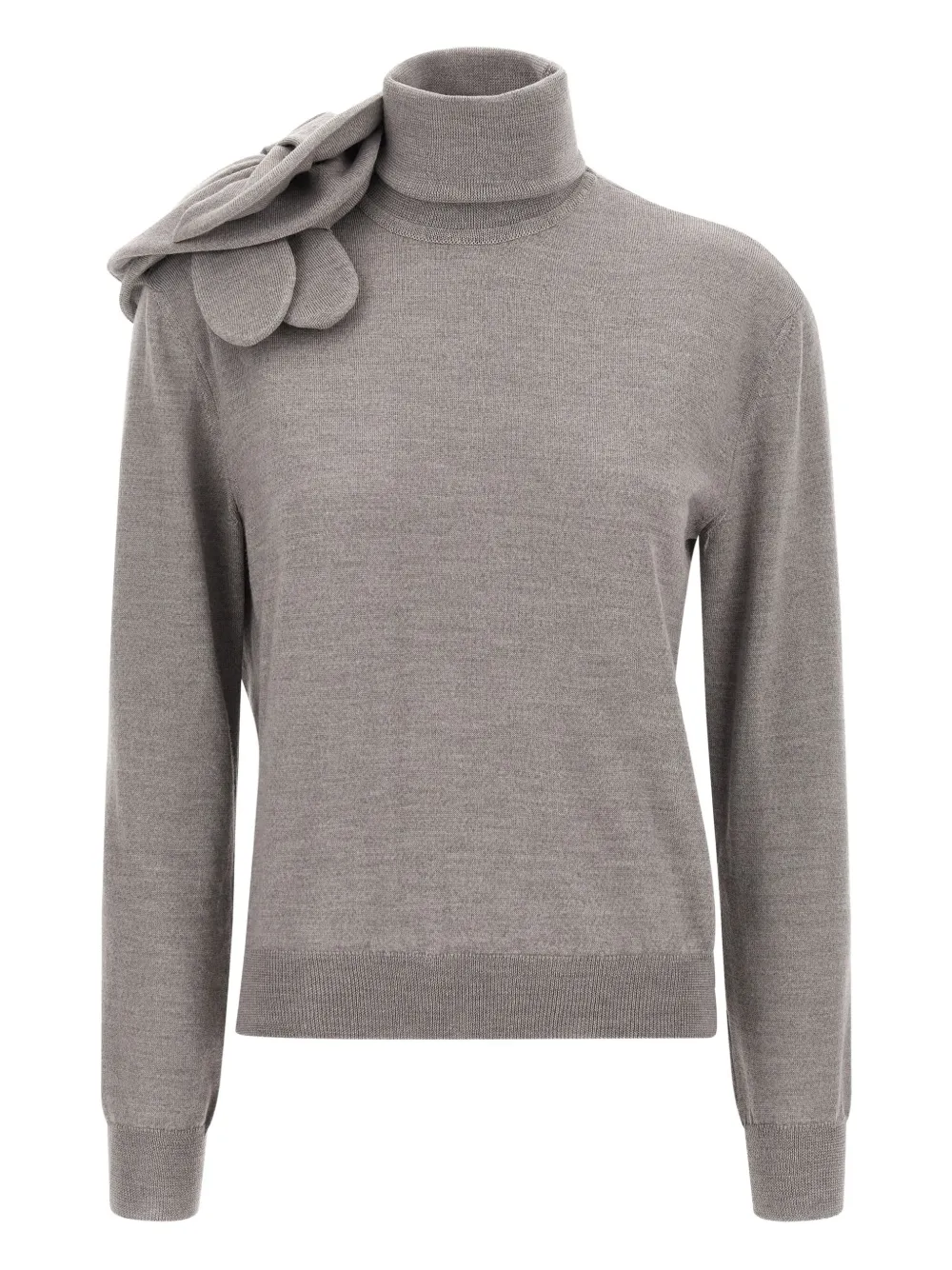 Свитер с высоким воротом и 3D-цветами Moschino, серый
Свитер с высоким воротом и 3D-цветами Moschino, серый