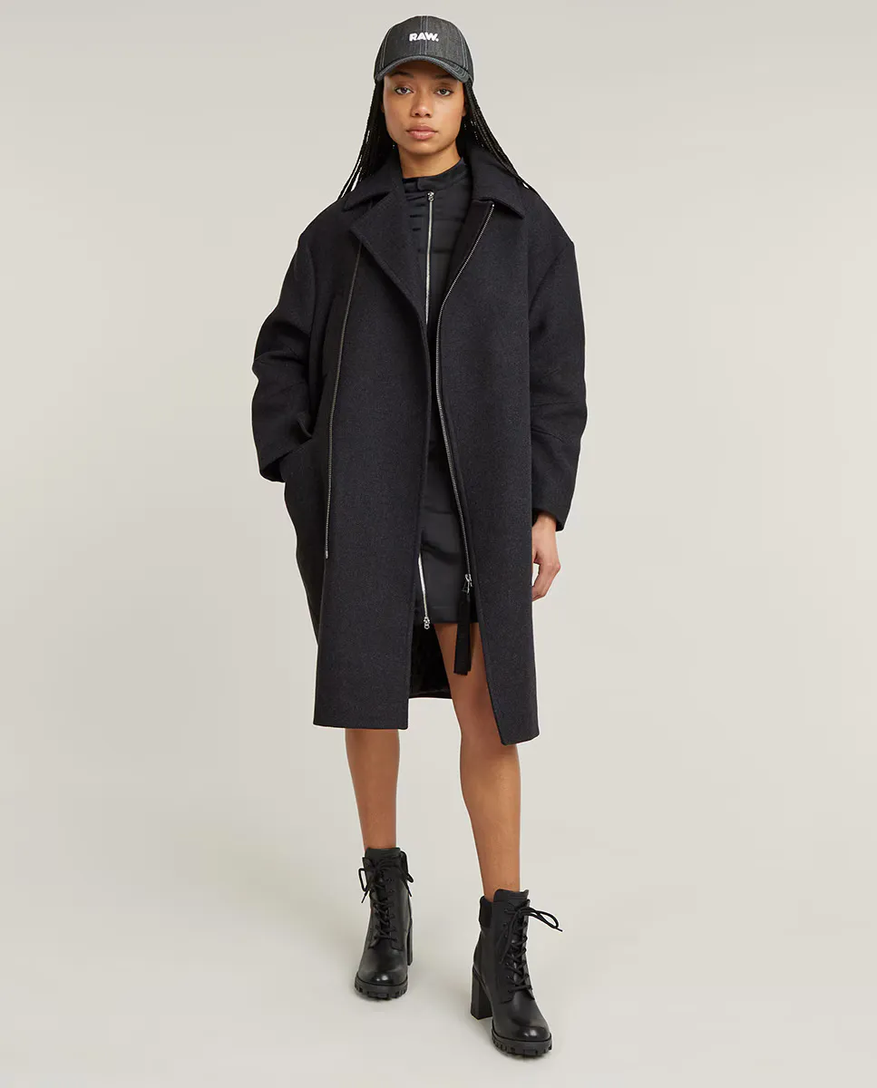 Женское пальто-кокон на молнии G-Star, серый
Женское пальто-кокон на молнии G-Star, серый