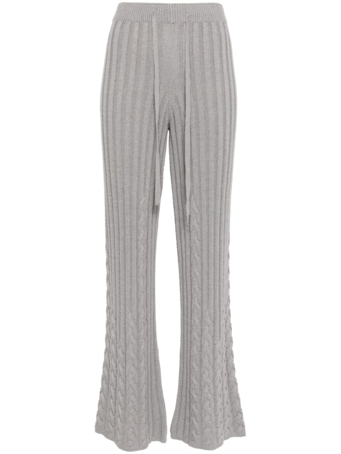 TWINSET расклешенные брюки фактурной вязки, серый
TWINSET расклешенные брюки фактурной вязки, серый