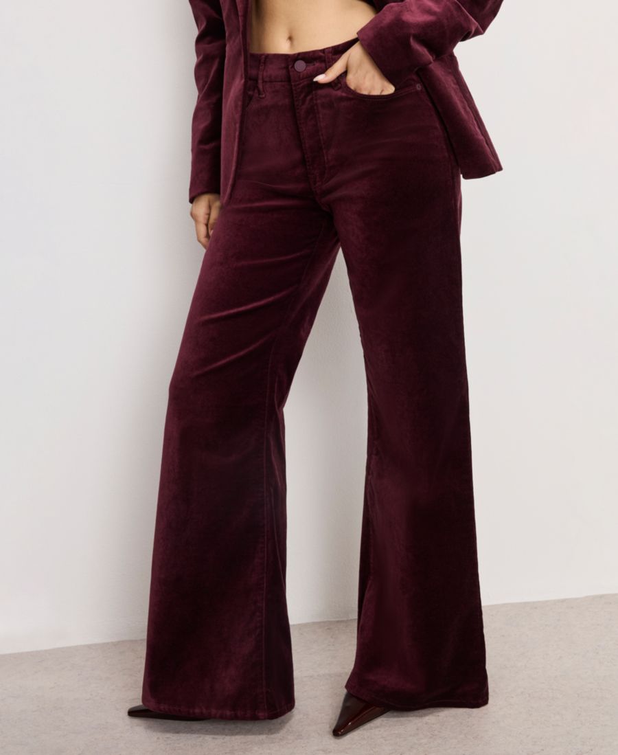 Женские бархатные джинсы-палаццо с хорошей талией и высокой посадкой, стандартные и большие размеры Good American, Fig
Женские бархатные джинсы-палаццо с хорошей талией и высокой посадкой, стандартные и большие размеры Good American, Fig