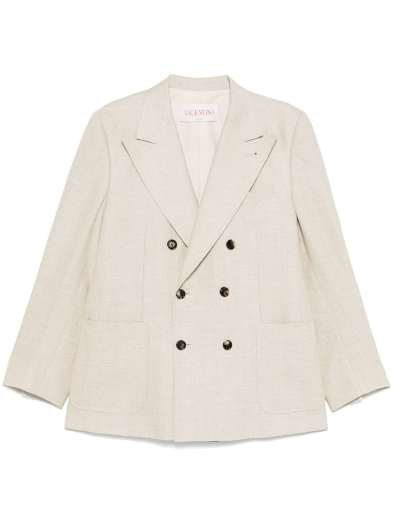 Valentino Garavani двубортный пиджак, нейтральный цвет
Valentino Garavani двубортный пиджак, нейтральный цвет