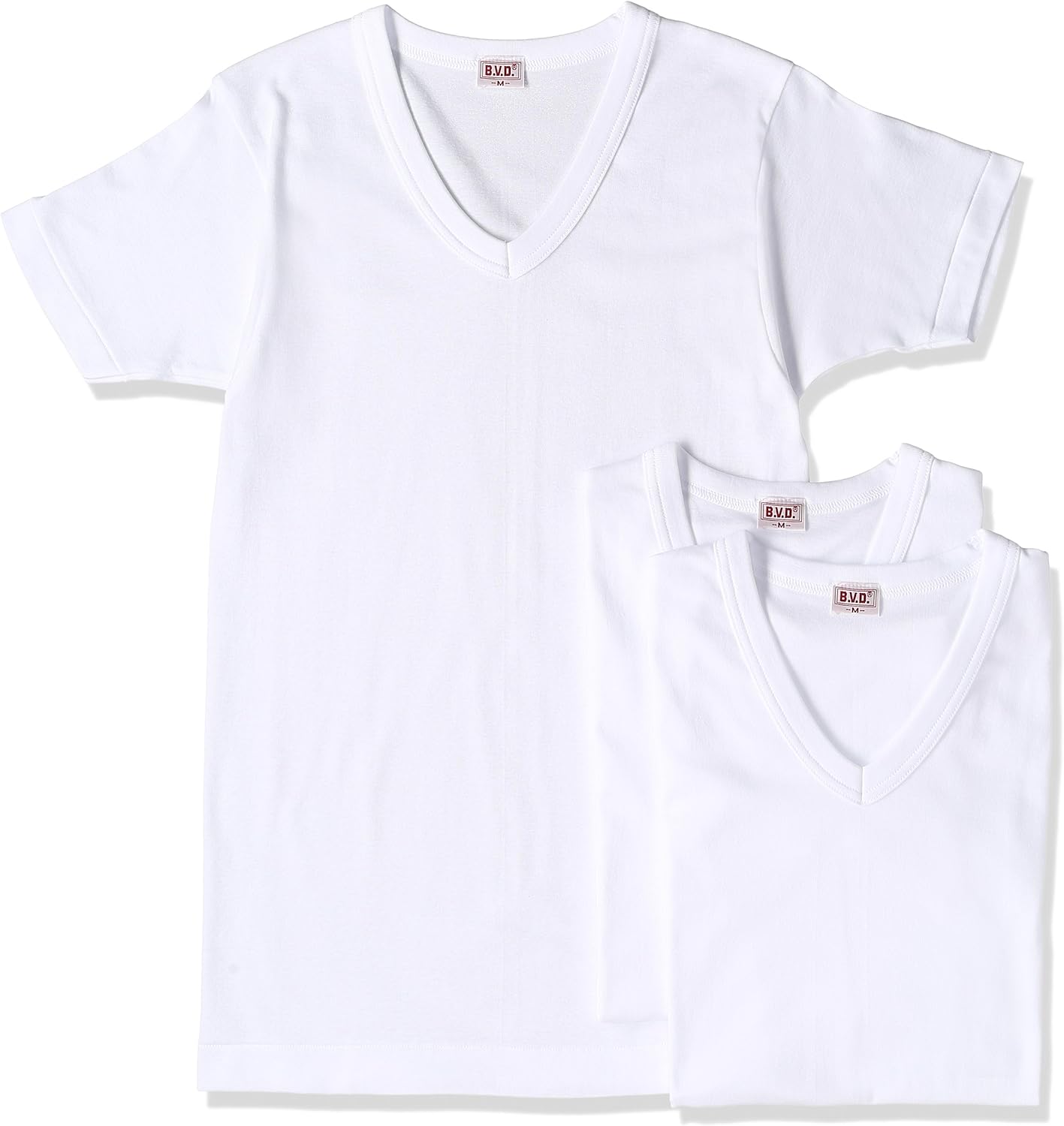 Футболки BVD с V-образным вырезом и коротким рукавом, золотистого цвета (переиздание), комплект из 3 штук, 100% хлопок, мужские
Футболки BVD с V-образным вырезом и коротким рукавом, золотистого цвета (переиздание), комплект из 3 штук, 100% хлопок, мужские