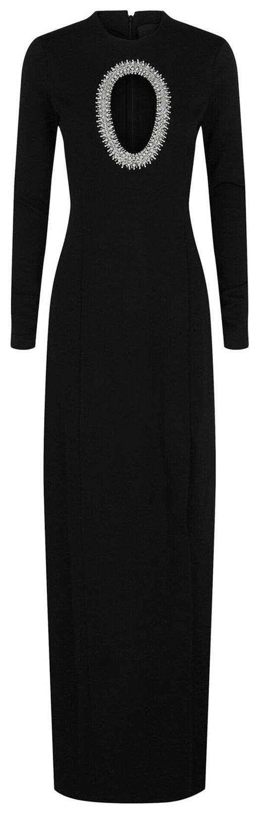 Платье Givenchy с вырезами и кристаллами, черное, черный
Платье Givenchy с вырезами и кристаллами, черное, черный