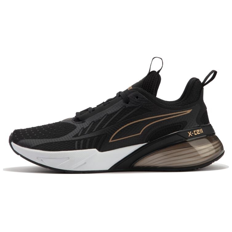 Кроссовки X-Cell для бега мужские с низким верхом, черные - золотые Puma
Кроссовки X-Cell для бега мужские с низким верхом, черные - золотые Puma