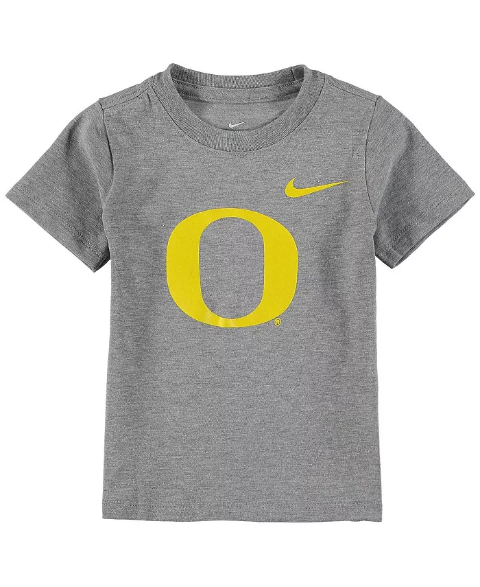 Футболка с логотипом Oregon Ducks для малышей, серый меланж Nike
Футболка с логотипом Oregon Ducks для малышей, серый меланж Nike