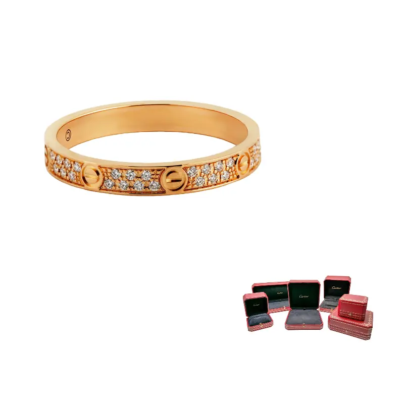 Cartier Коллекция Love Ring кольца из розового золота 18K для женщин
Cartier Коллекция Love Ring кольца из розового золота 18K для женщин