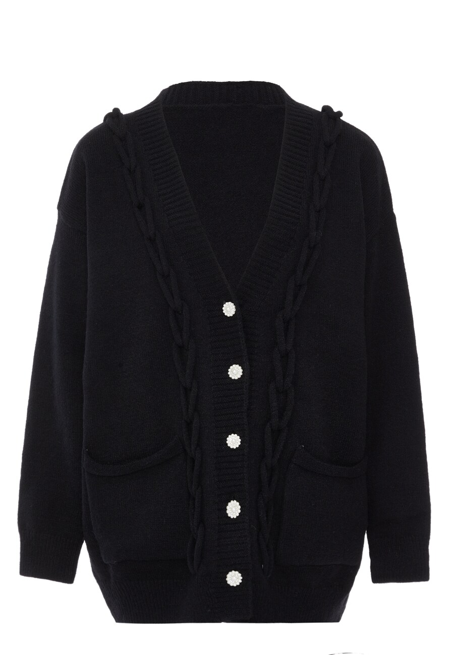 Вязаный кардиган caissa, черный
Вязаный кардиган caissa, черный