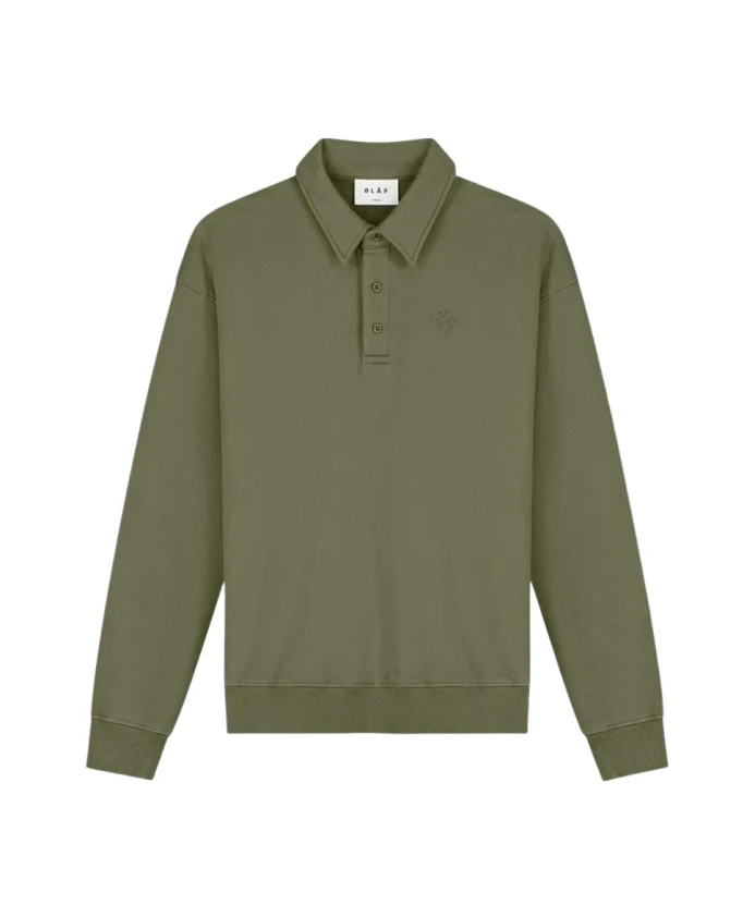 Свободная рубашка поло Olaf Hussein, зеленый
Свободная рубашка поло Olaf Hussein, зеленый