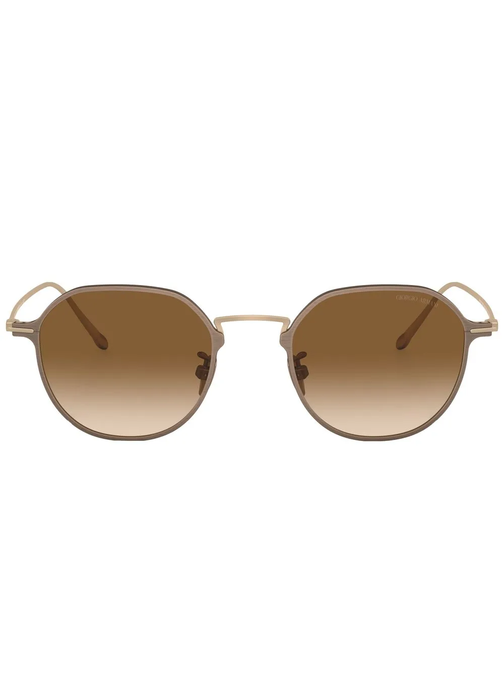 Солнцезащитные очки в круглой оправе с логотипом GIORGIO ARMANI, металлик
Солнцезащитные очки в круглой оправе с логотипом GIORGIO ARMANI, металлик