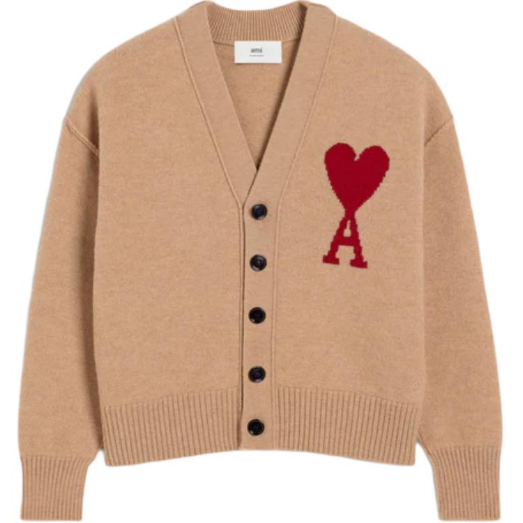 Кардиган из шерсти Ami De Coeur от Ami Paris AMIPARIS, светло-коричневый
Кардиган из шерсти Ami De Coeur от Ami Paris AMIPARIS, светло-коричневый