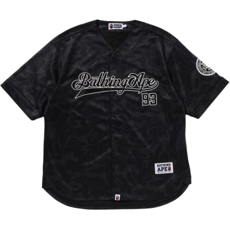 Рубашка Baseball в камуфляжную полоску A BATHING APE, черный
Рубашка Baseball в камуфляжную полоску A BATHING APE, черный