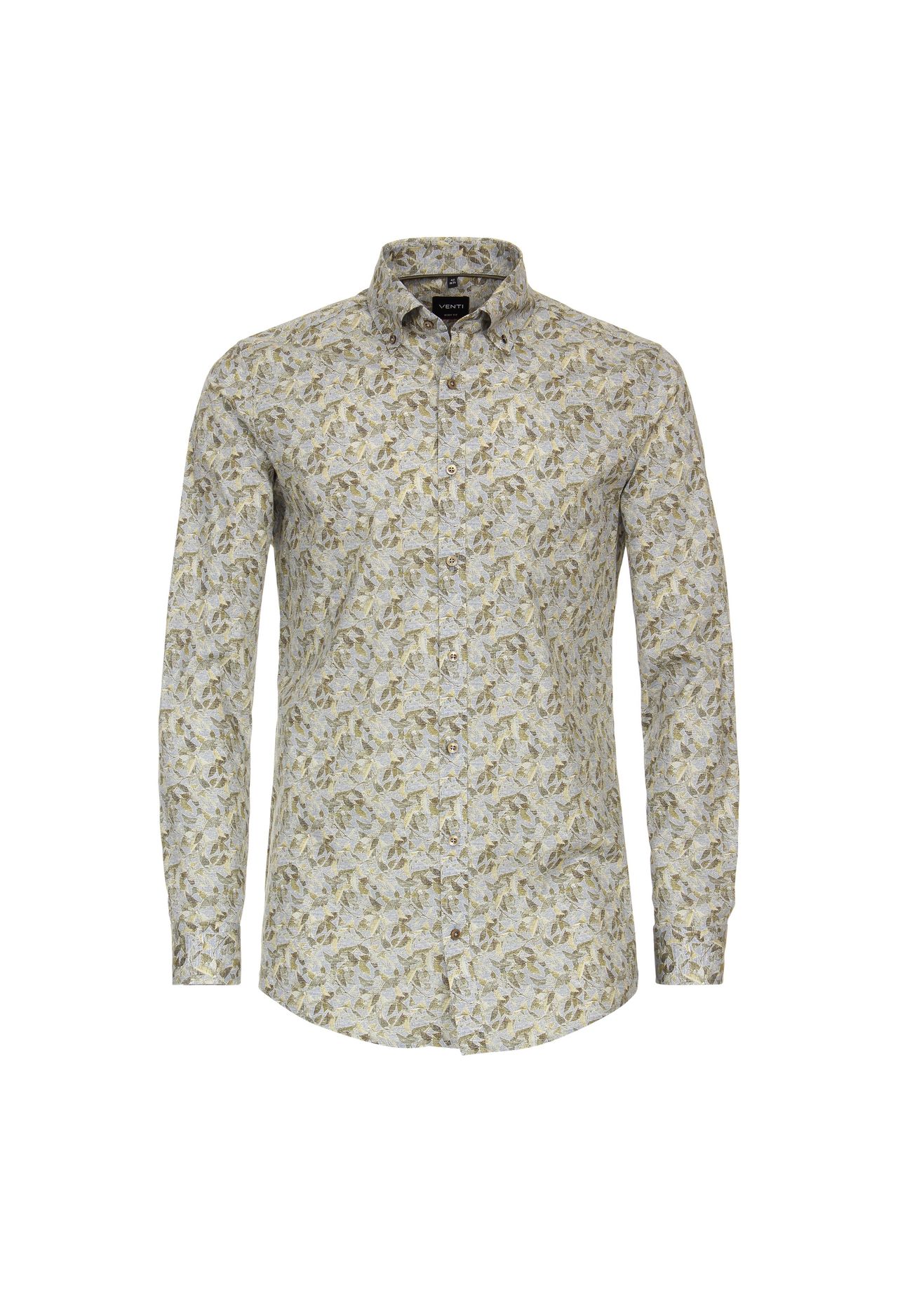 Мужская деловая рубашка с принтом, облегающая боди Venti, оливковый
Мужская деловая рубашка с принтом, облегающая боди Venti, оливковый