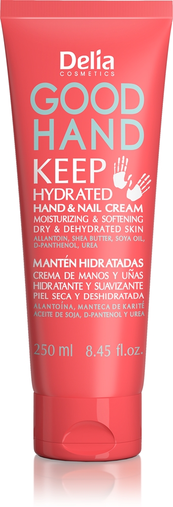 Увлажняющий и смягчающий крем для рук и ногтей Good Hand Keep Hydrated Delia Cosmetics, 250 мл
Увлажняющий и смягчающий крем для рук и ногтей Good Hand Keep Hydrated Delia Cosmetics, 250 мл
