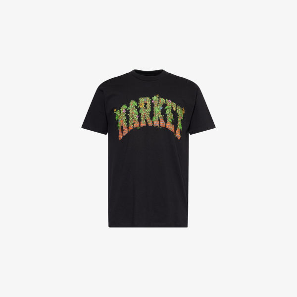 Футболка Market x London Flower Market с коротким рукавом с графическим принтом, черный
Футболка Market x London Flower Market с коротким рукавом с графическим принтом, черный