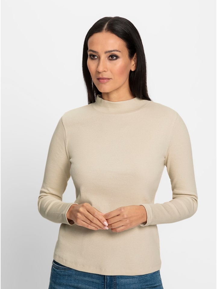 Рубашка с длинными рукавами песочного цвета Heine
Рубашка с длинными рукавами песочного цвета Heine